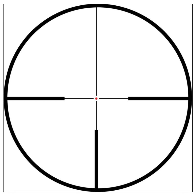 Rudolph V1 2.5-15x50mm D2 IR reticle