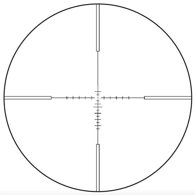 Rudolph V1 2.5-15x50mm D2 IR reticle